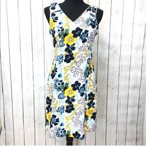 Ann Taylor sleeveless flower dress